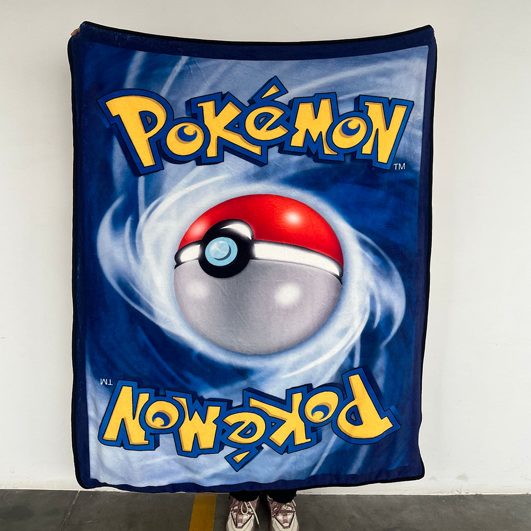 Anime PKM Lugia Cards Version 2 Custom Woven Blanket