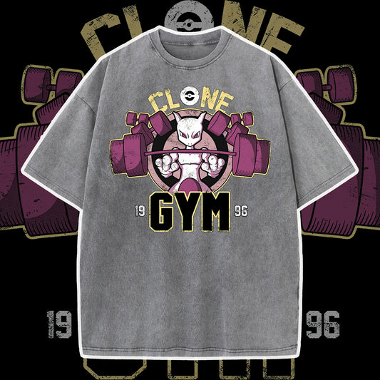 PKM Clone Gym Printed Bootleg Rap Tee