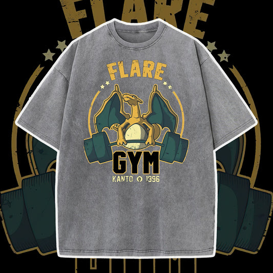 PKM Flare Gym Printed Bootleg Rap Tee