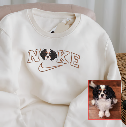 Personalized Embroidered Pet Dog Cat Hoodie Sweatshirt T-Shirt