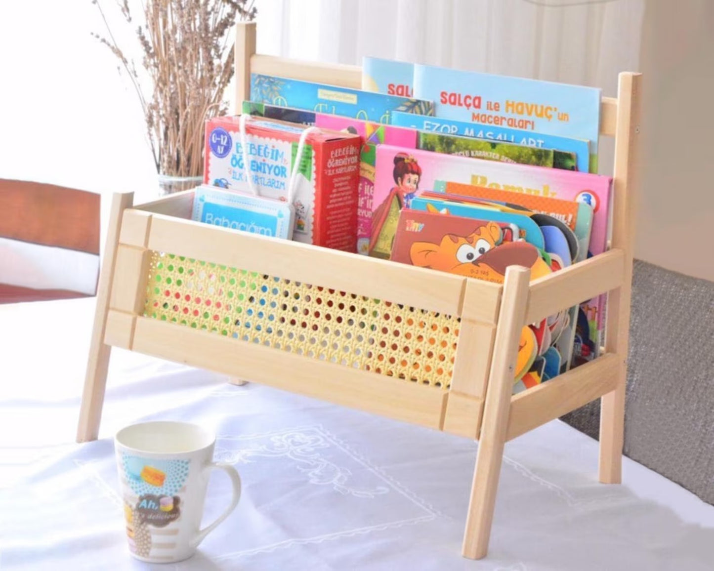 Montessori Toddlers Kids Bookshelf Kids Room Book Storage