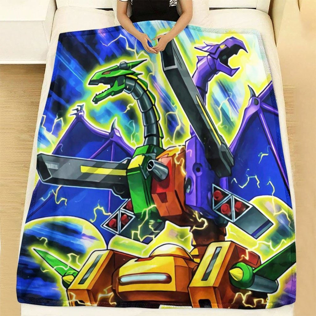 Anime YGO ABC-Dragon Buster Custom Soft Blanket