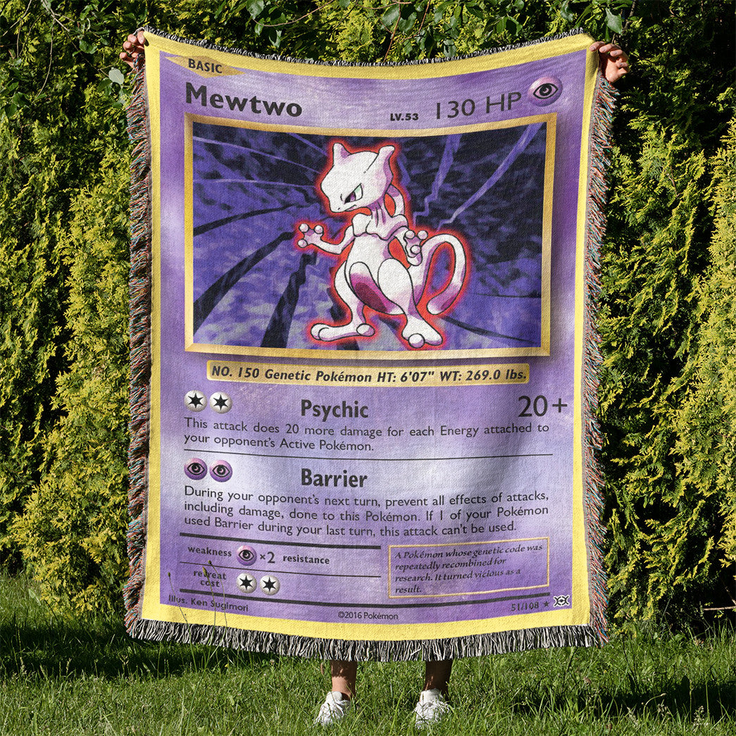 Mewtwo Custom Woven Blanket