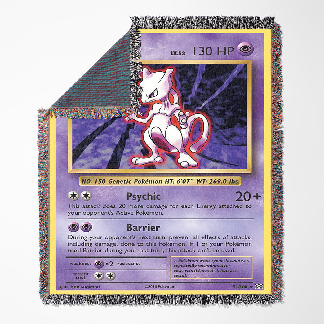 Mewtwo Custom Woven Blanket