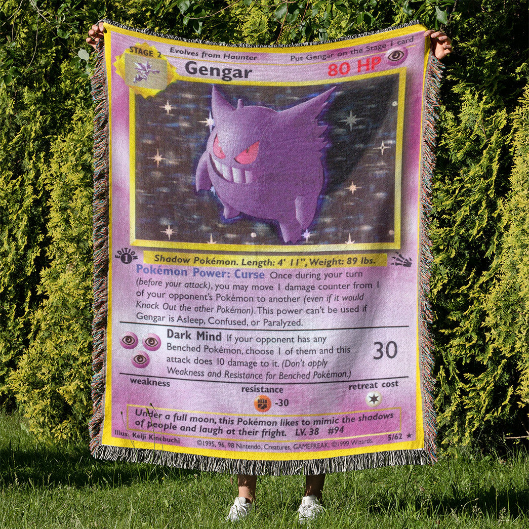 Gengar Custom Woven Blanket