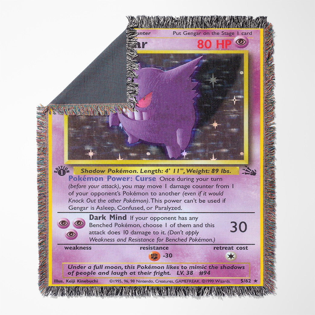 Gengar Custom Woven Blanket