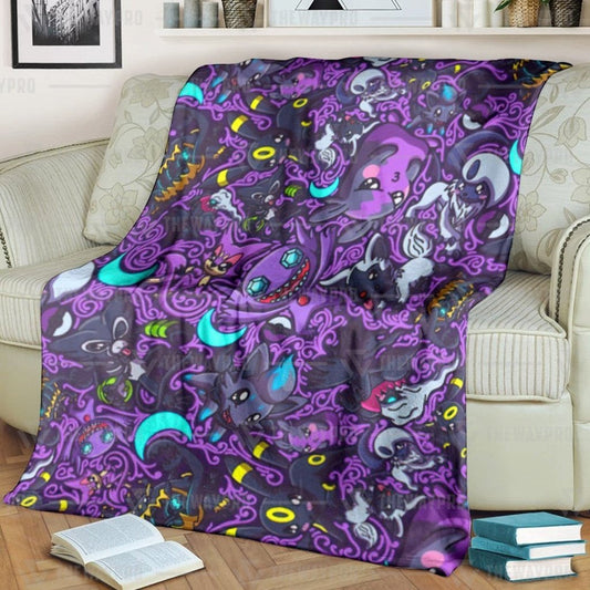 Anime Pkm Dark Custom Soft Blanket / S/(43X55)