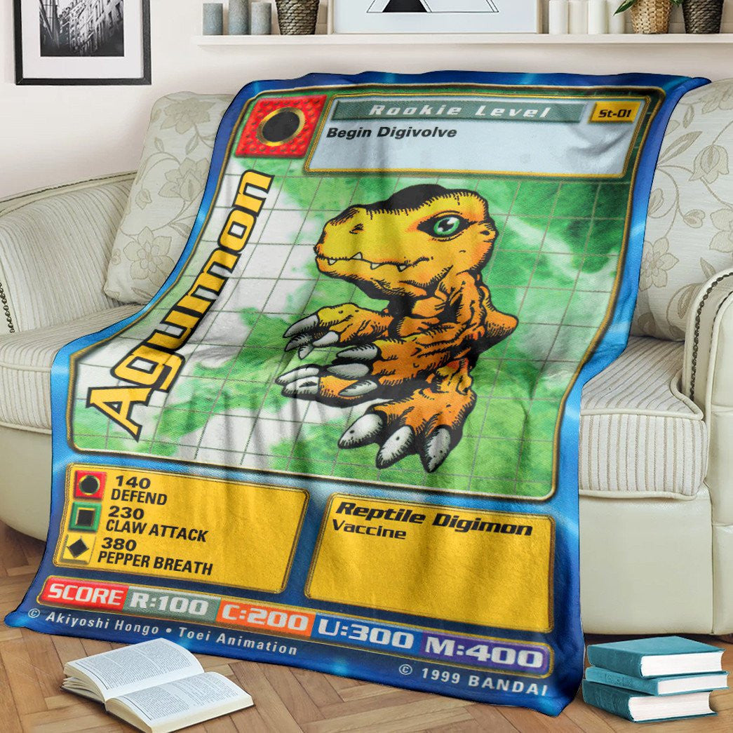 Agumon Custom Soft Blanket / S/(43X55)