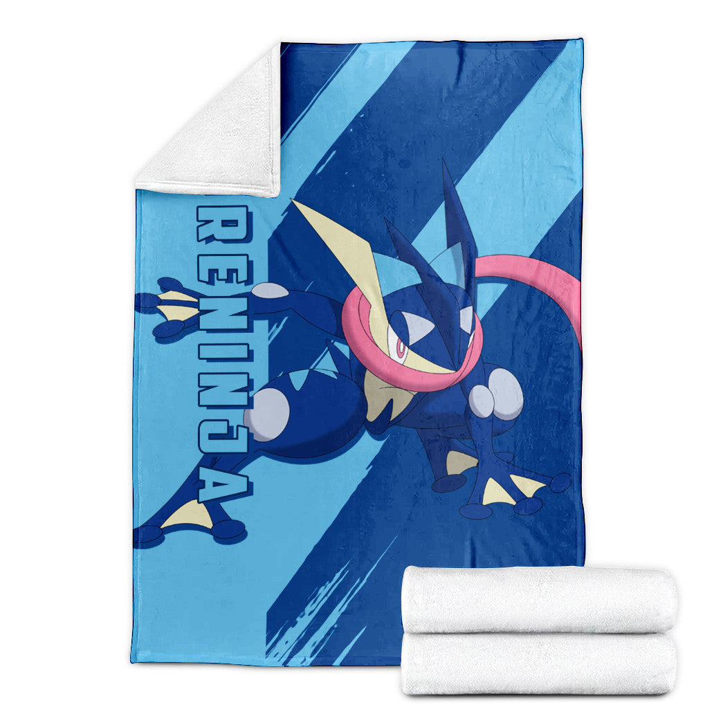 Anime Pkm Greninja Custom Soft Blanket XO10032213