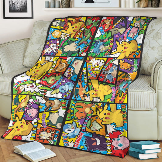 Anime Pkm Custom Soft Blanket / S/(43X55) XL1204225