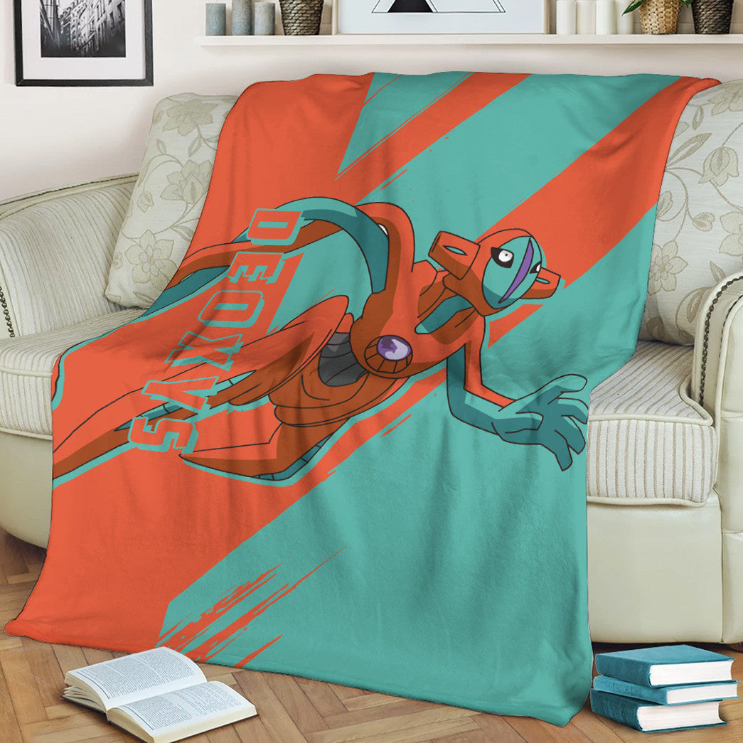 Anime Pkm Deoxys Custom Soft Blanket / S/(43X55) XO10032230