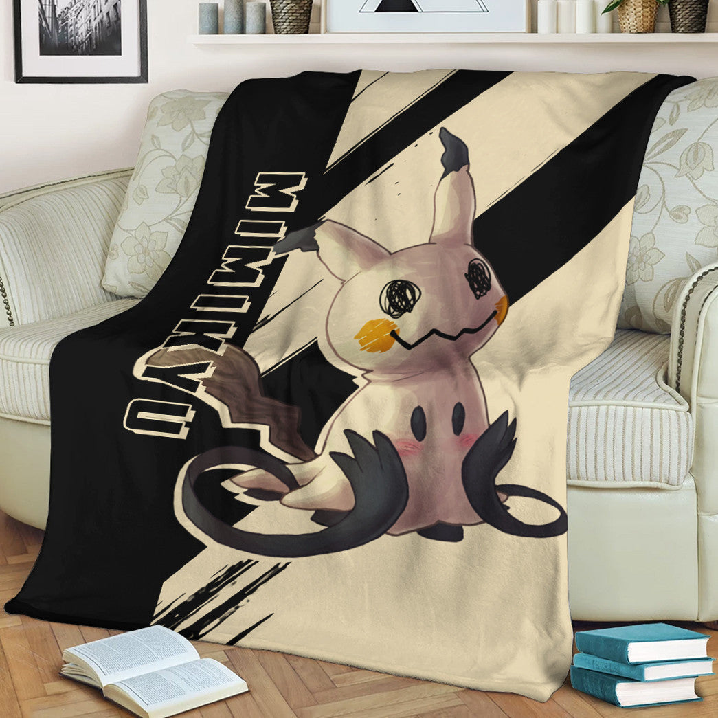 Anime Pkm Mimikyu Custom Soft Blanket / S/(43X55) XO10032214