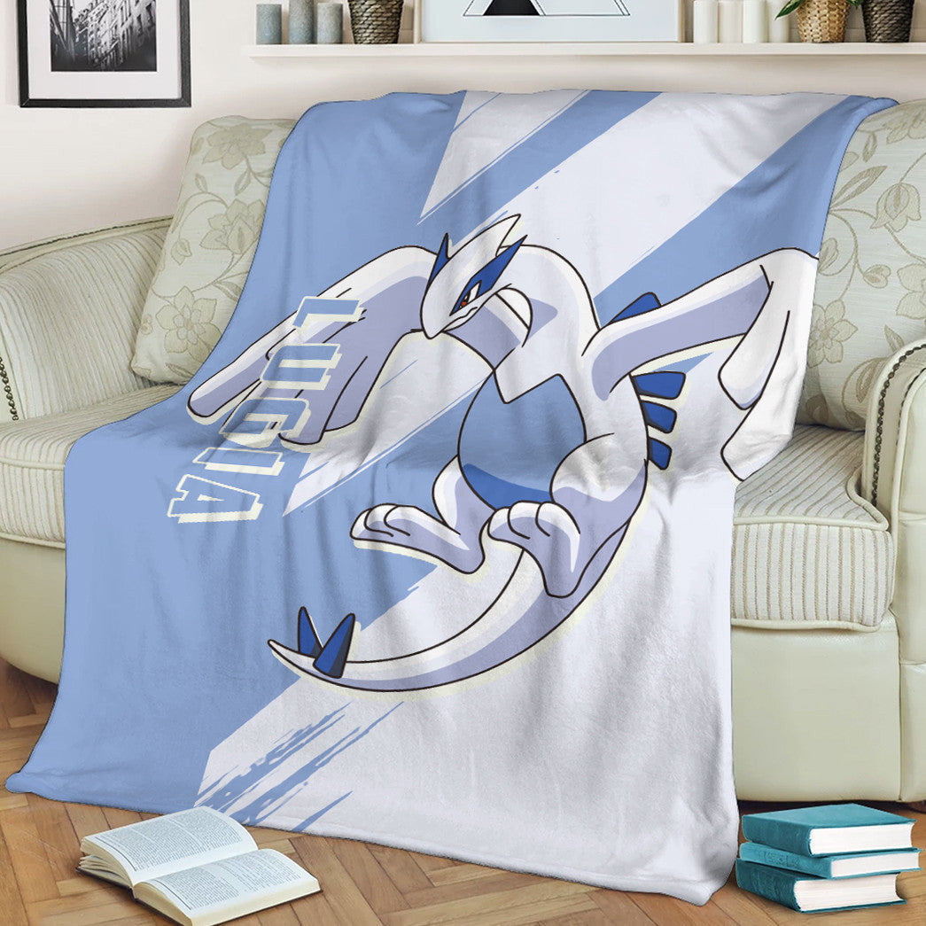 Anime Pkm Lugia Custom Soft Blanket / S/(43X55) XO1003226