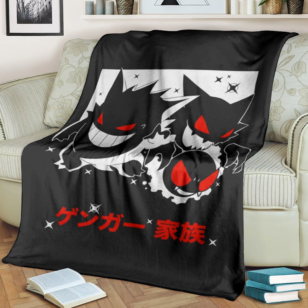 Anime Pkm Gengar Soft Blanket / S/(43X55)