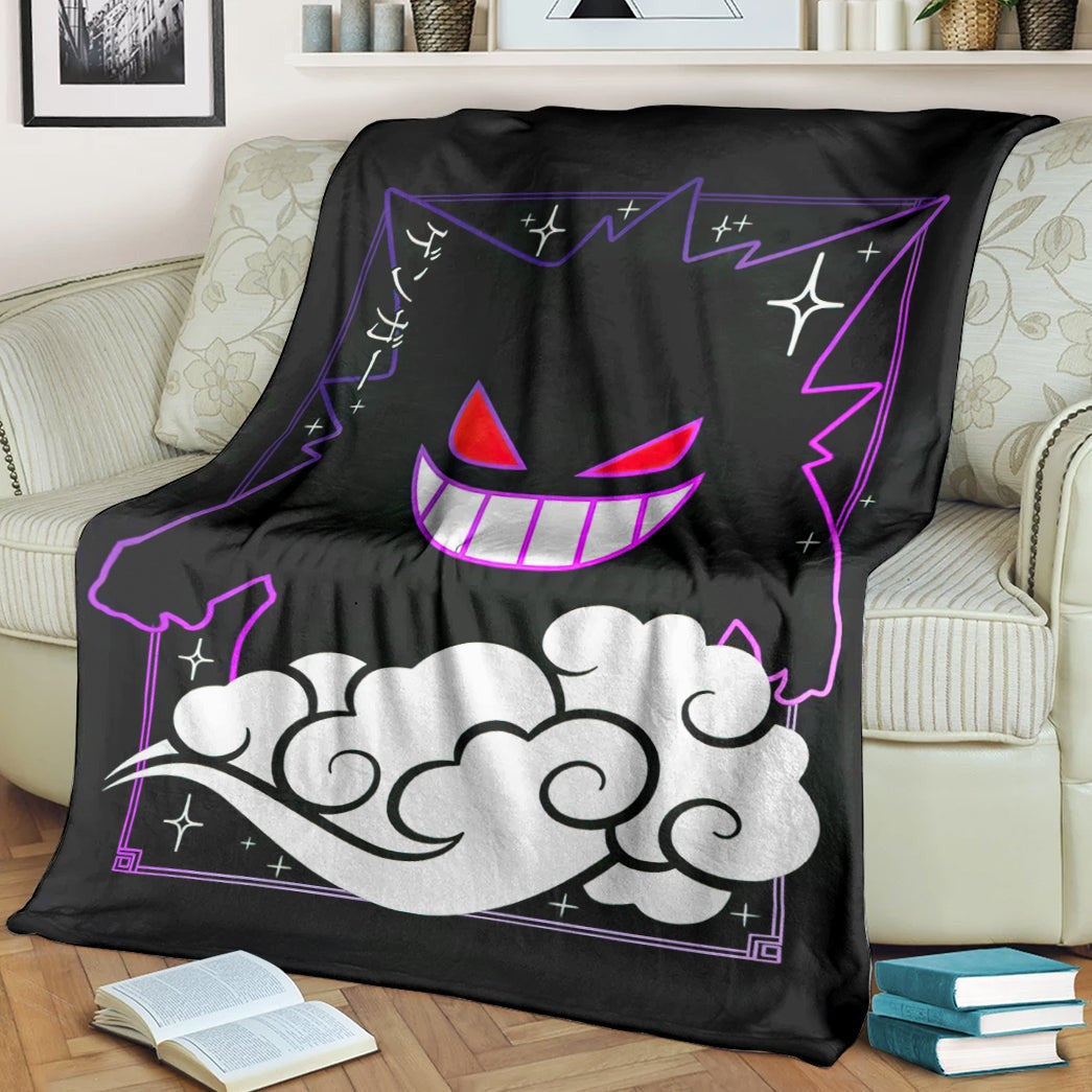 Anime Pkm Gengar Soft Blanket / S/(43X55)