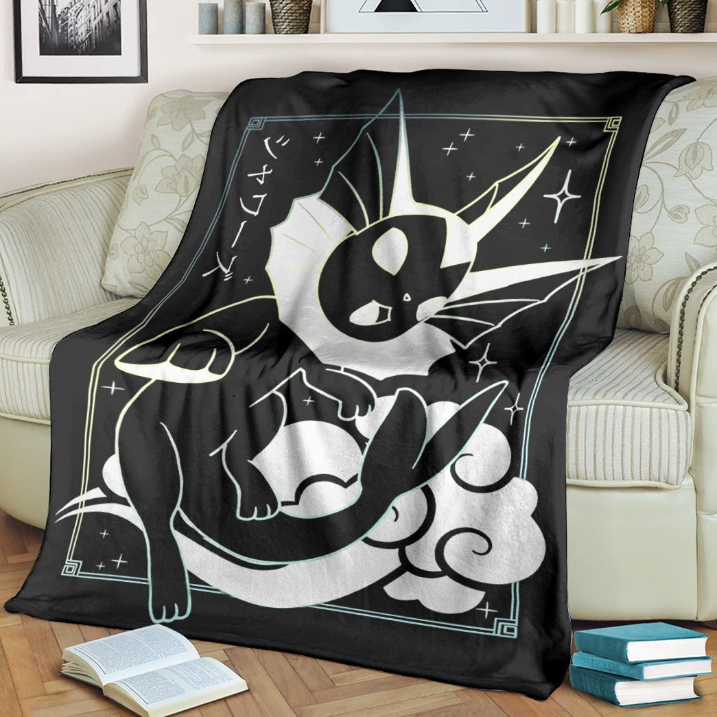 Anime Pkm Vaporeon Soft Blanket / S/(43X55)