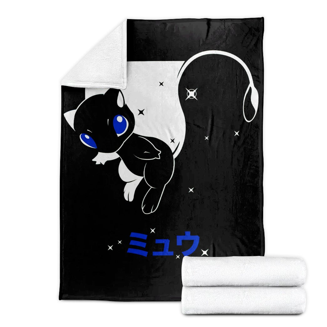 Anime Pkm Mew Soft Blanket