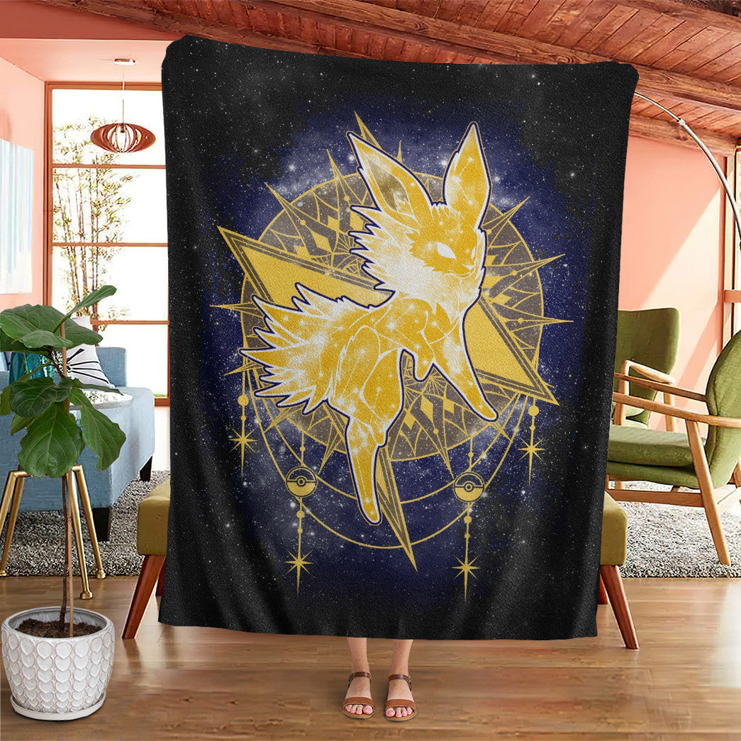 Anime Pkm Jolteon Starry Custom Soft Blanket XO1103227