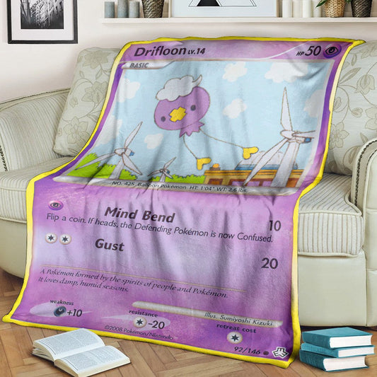 Anime Pkm Drifloon · Legends Awakened Custom Soft Blanket / S/(43X55)