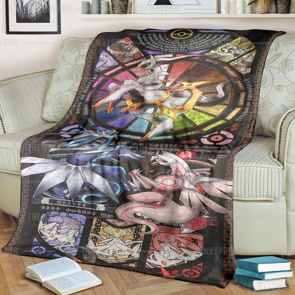 Anime Pkm Legendary Custom Soft Blanket / S/(43X55)