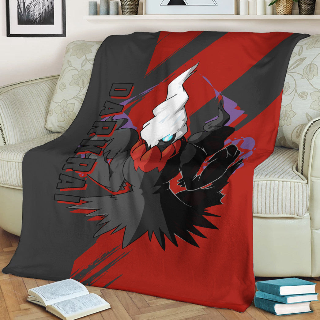 Anime Pkm Darkrai Custom Soft Blanket / S/(43X55) XO1003221