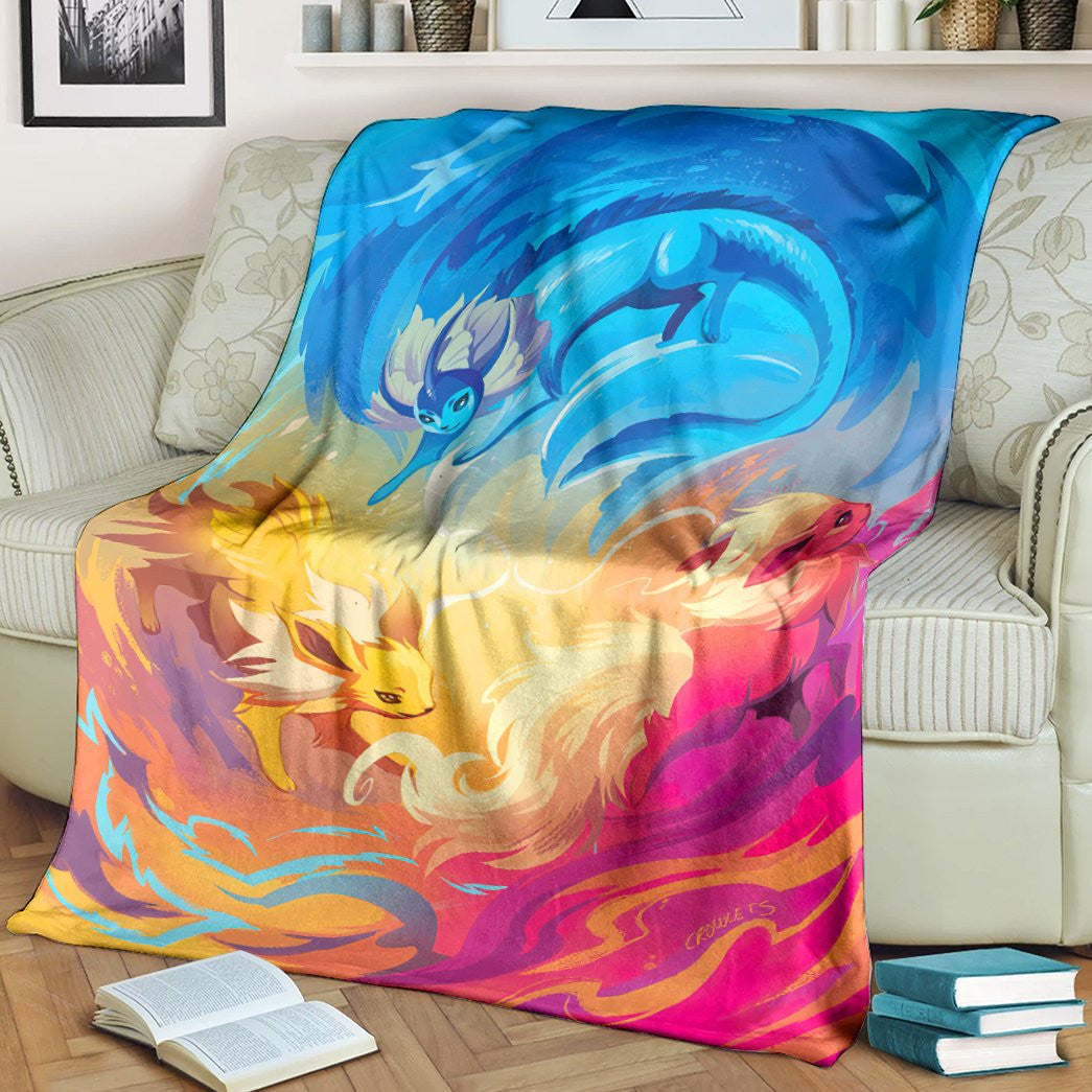 Anime Pkm Custom Soft Blanket / S/(43X55)