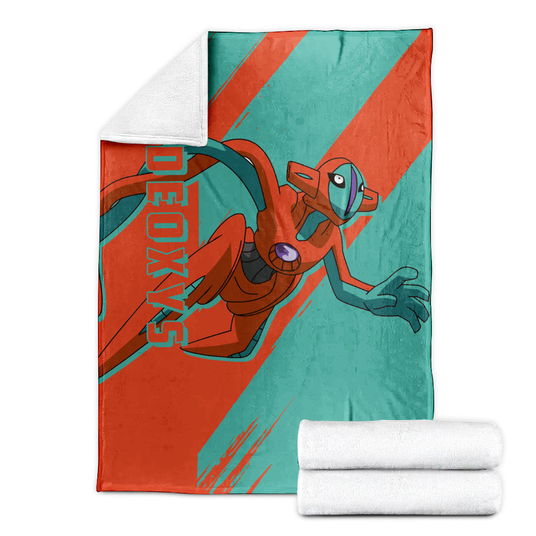 Anime Pkm Deoxys Custom Soft Blanket XO10032230