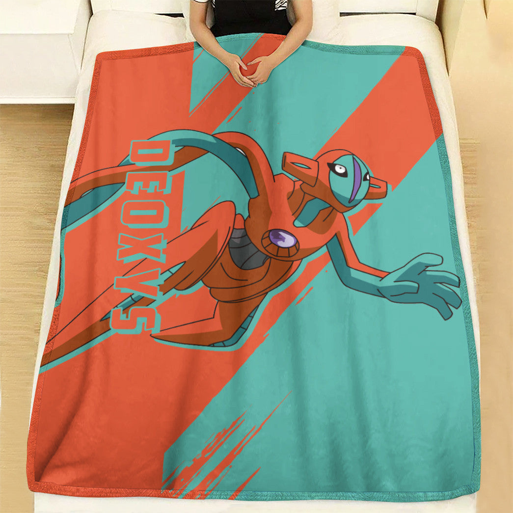 Anime Pkm Deoxys Custom Soft Blanket XO10032230