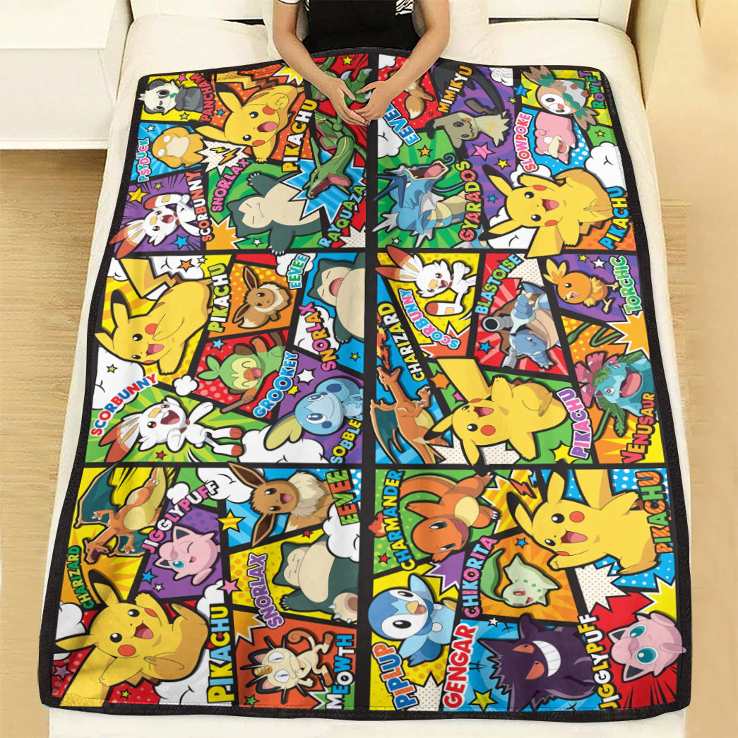 Anime Pkm Custom Soft Blanket XL1204225