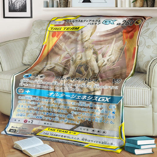 Anime Pkm Legendary Custom Soft Blanket / S/(43X55)