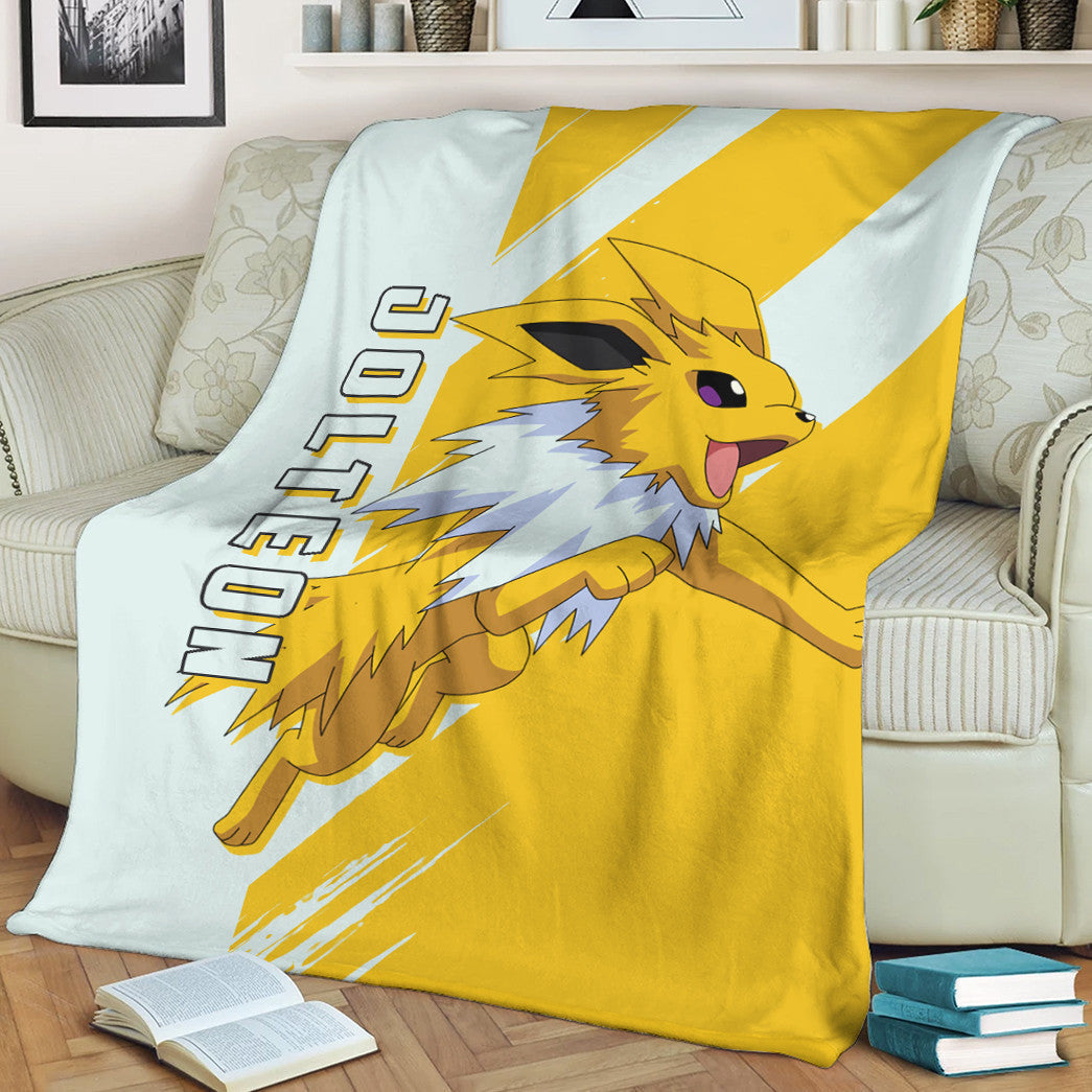 Anime Pkm Jolteon Custom Soft Blanket / S/(43X55) XO10032220