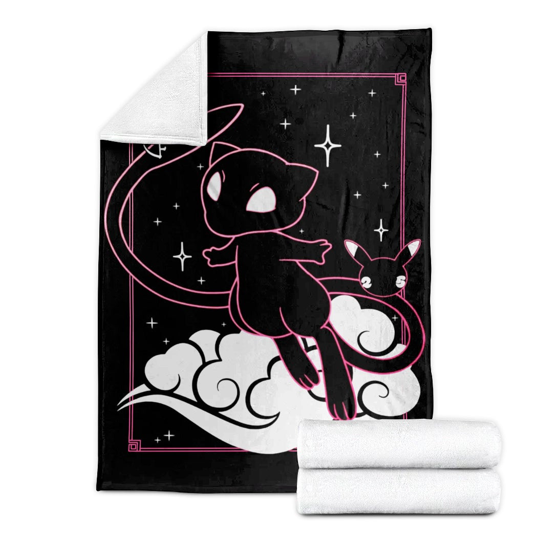 Anime Pkm Mew Soft Blanket