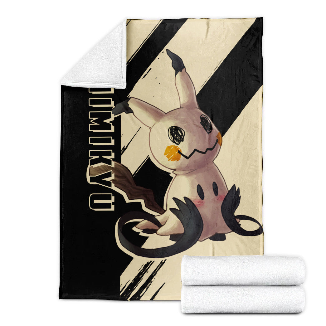 Anime Pkm Mimikyu Custom Soft Blanket XO10032214