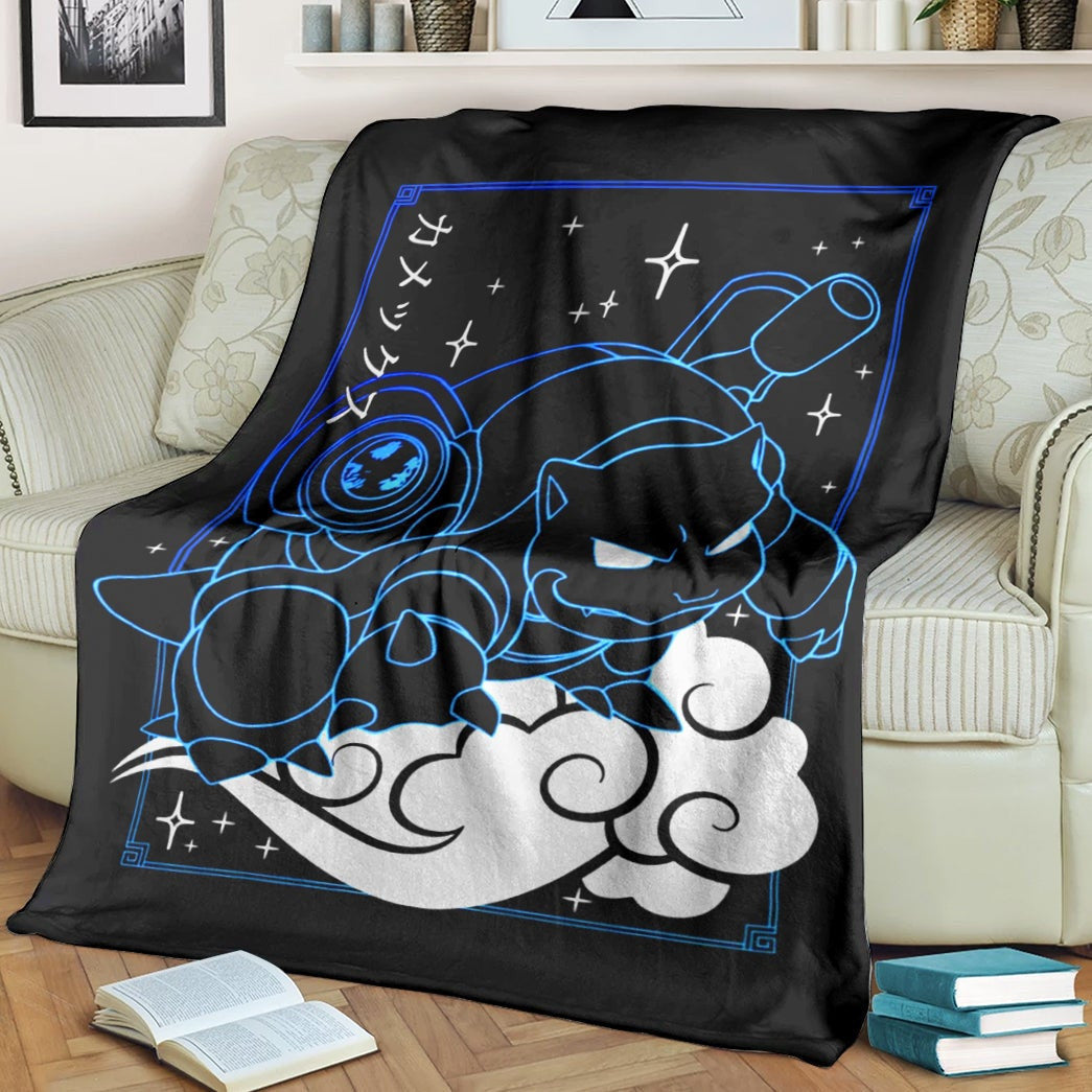 Anime Pkm Blastoise Soft Blanket / S/(43X55)