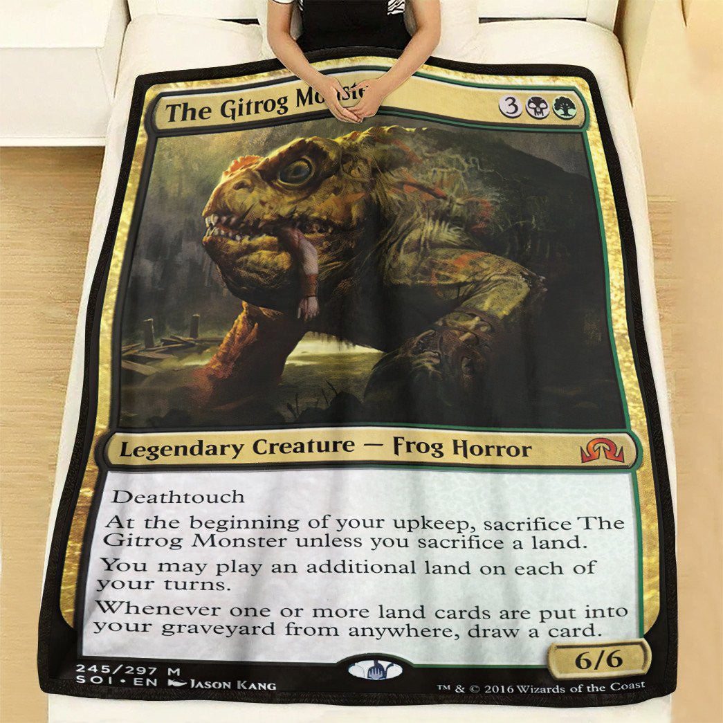 Game Mtg The Gitrog Monster Custom Soft Blanket