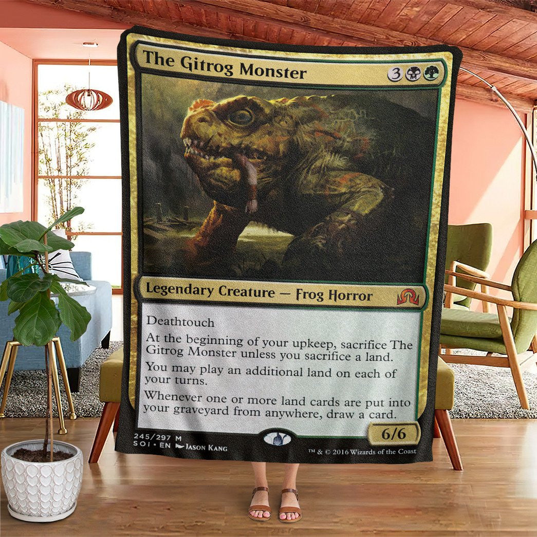 Game Mtg The Gitrog Monster Custom Soft Blanket