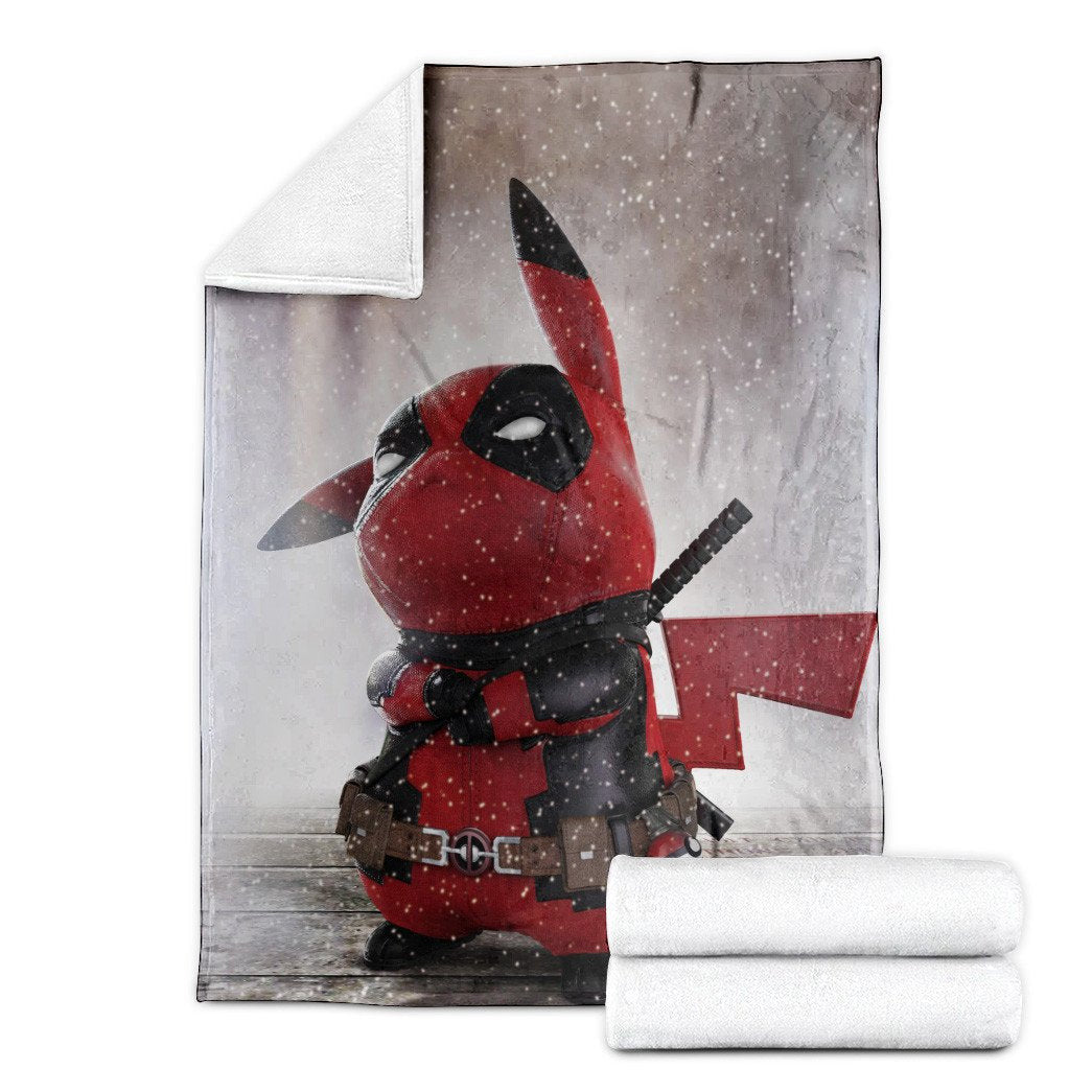 Anime Pkm Pikapool Custom Soft Blanket