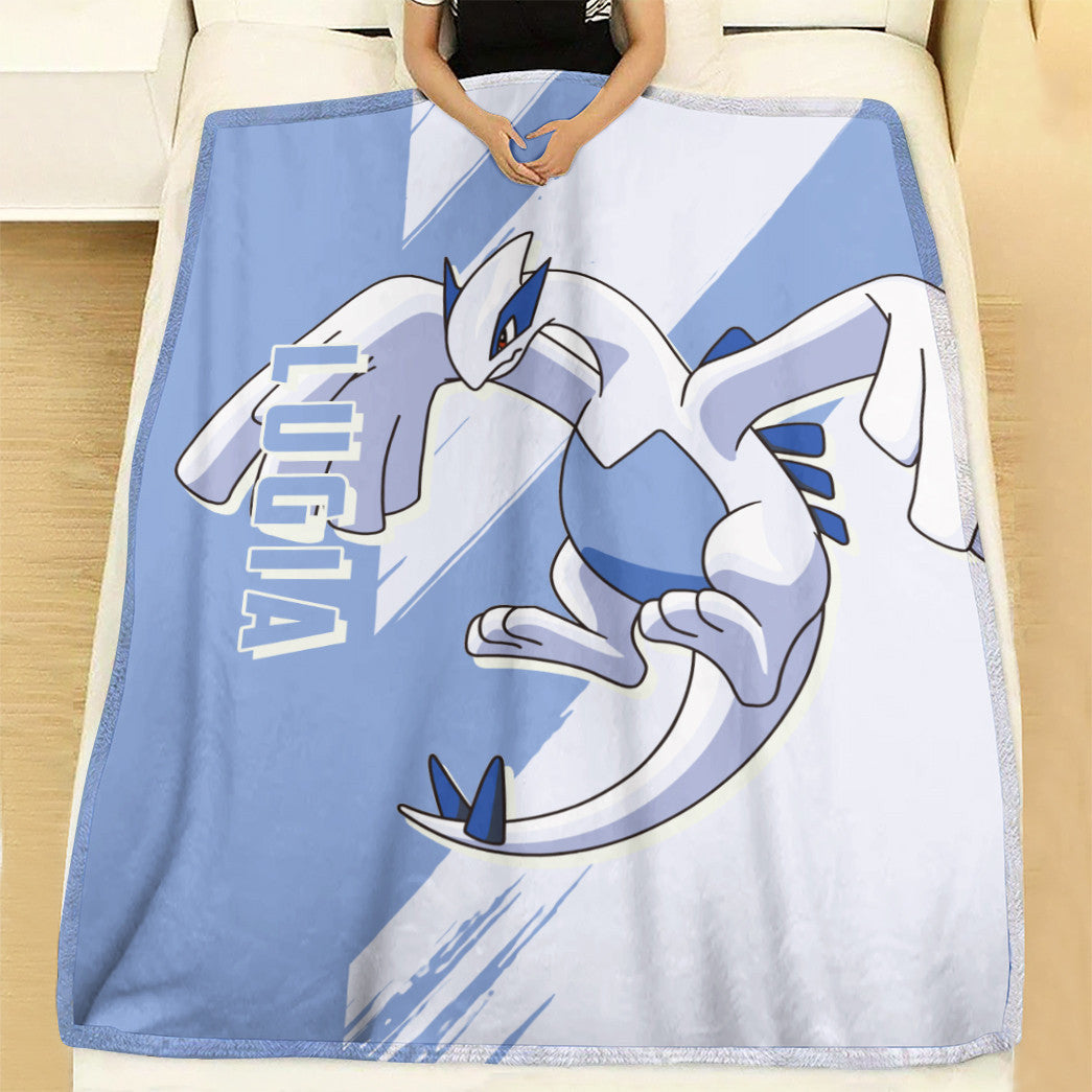 Anime Pkm Lugia Custom Soft Blanket XO1003226