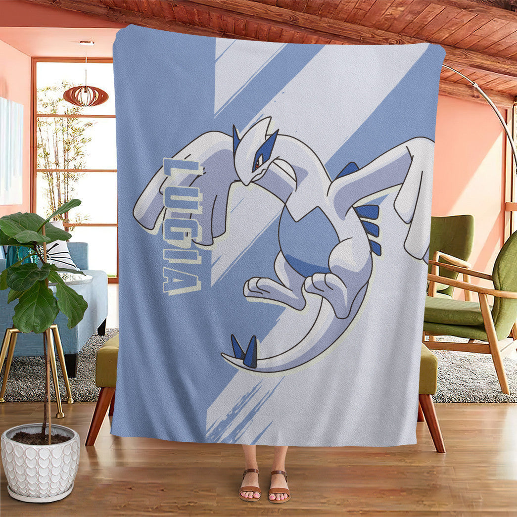 Anime Pkm Lugia Custom Soft Blanket XO1003226