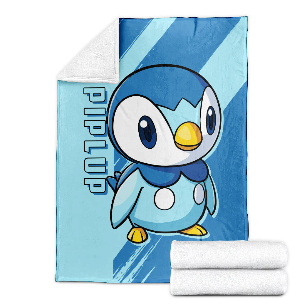 Anime Pkm Piplup Custom Soft Blanket XO10032223