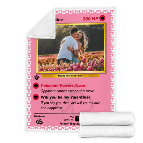 The Date Personalized Soft Blanket - Photo & Names Can Be Customized