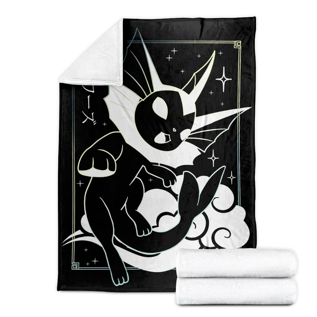 Anime Pkm Vaporeon Soft Blanket