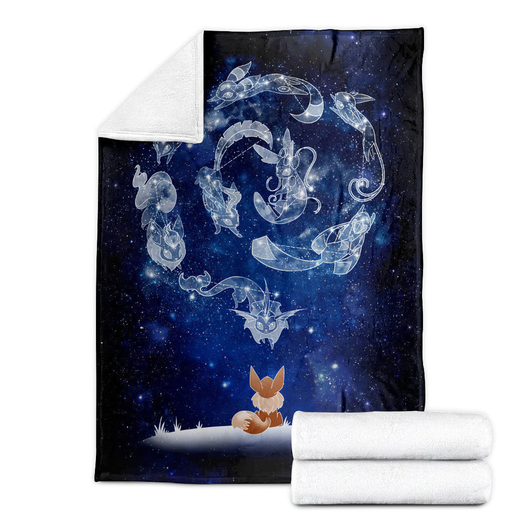 Anime Pkm Starry Evolutions Custom Soft Blanket XO11032212