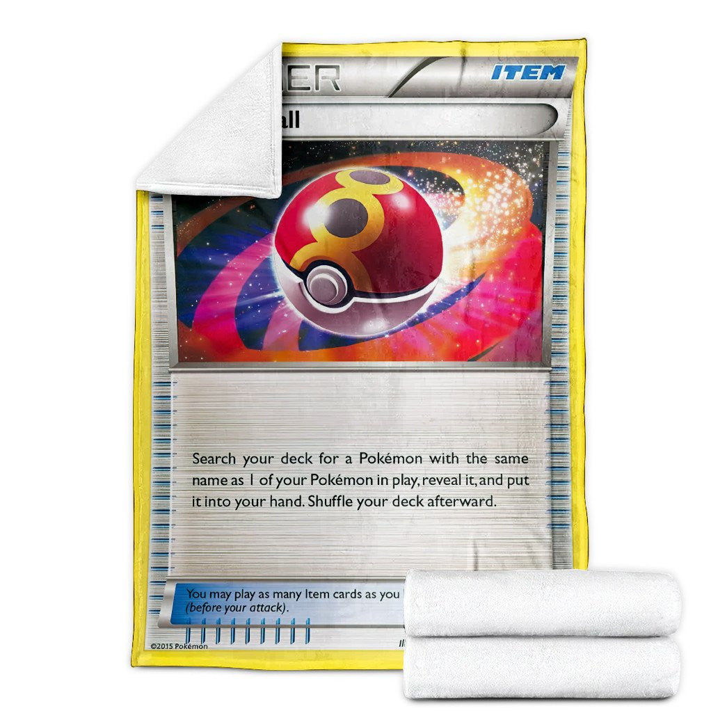 Anime Pkm Repeat Ball Trainer Custom Soft Blanket