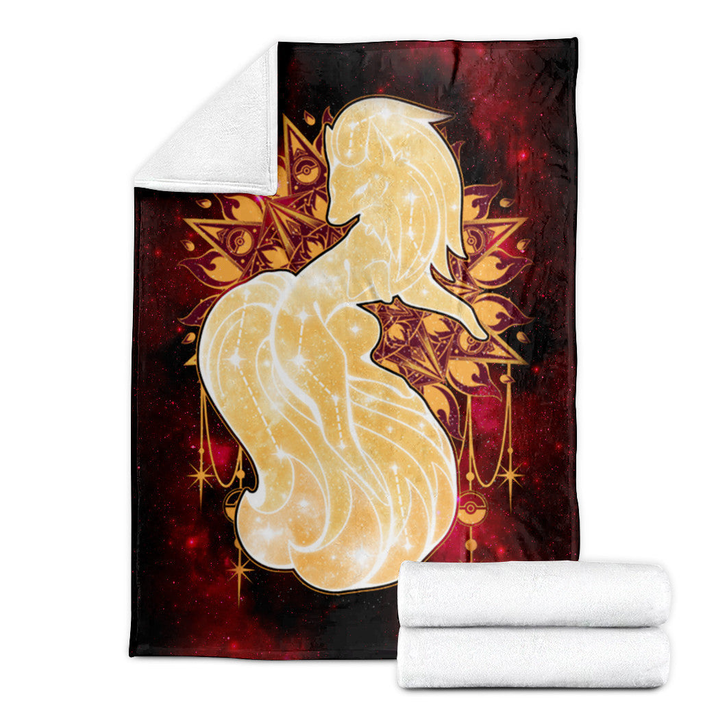 Anime Pkm Starry Kitsune Custom Soft Blanket XO1103224