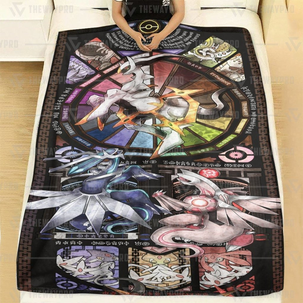 Anime Pkm Legendary Custom Soft Blanket