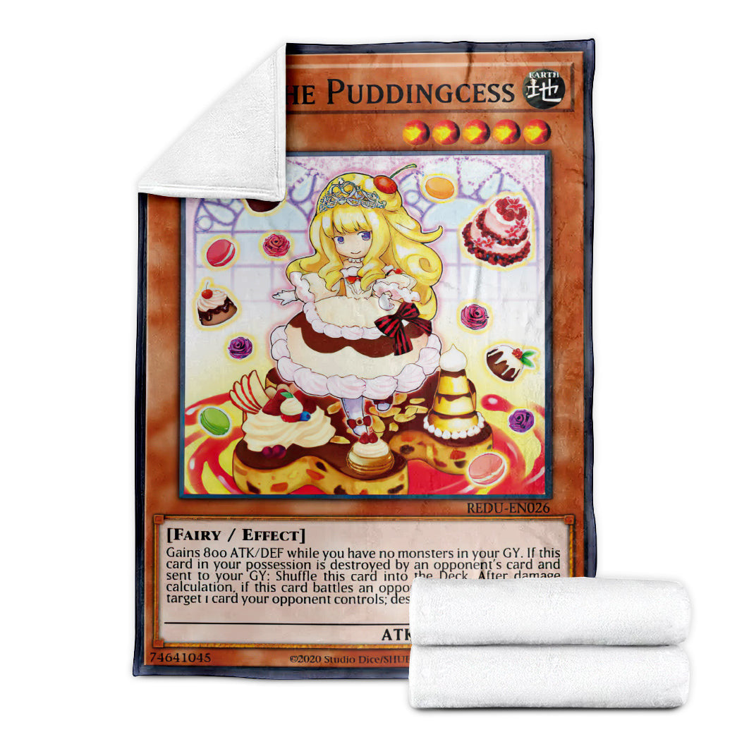 Anime Yugioh Madolche Puddingcess Custom Soft Blanket