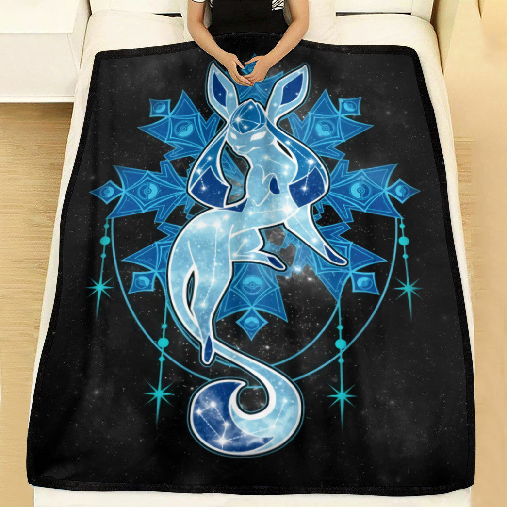 Anime Pkm Starry Sky Of Ice Custom Soft Blanket XO11032210