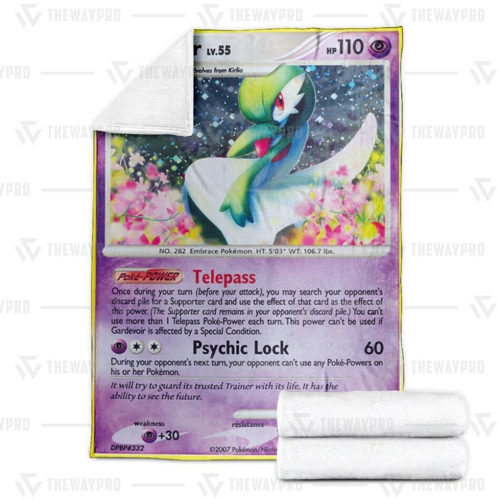 Anime Pkm Gardevoir Secret Wonders Custom Soft Blanket