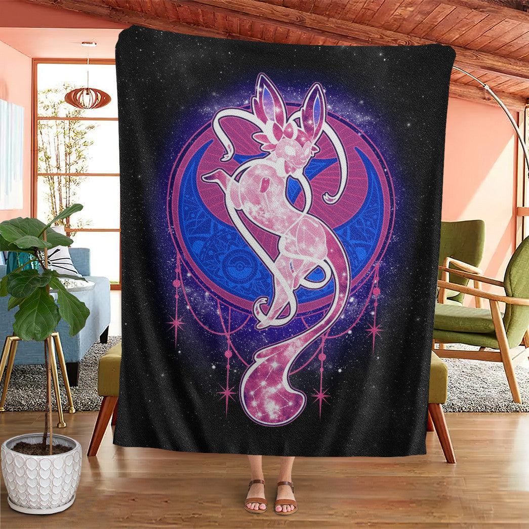 Anime Pkm Sylveon Starry Custom Soft Blanket XO1103228